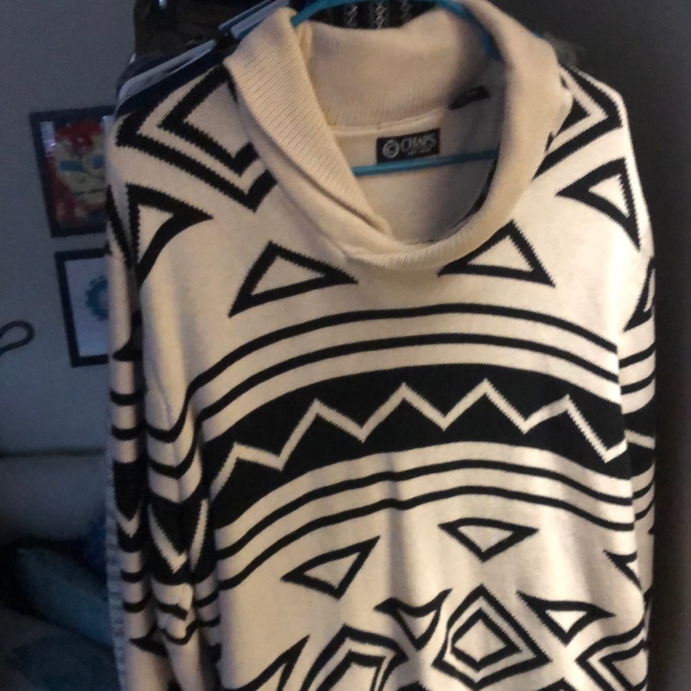 Chaps Cowl Neck Men’s Sweater